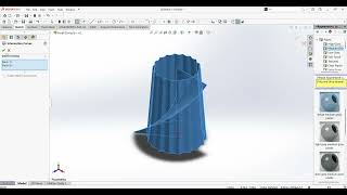 Sketch practice for fit spline and intersection curve in Solidworks
