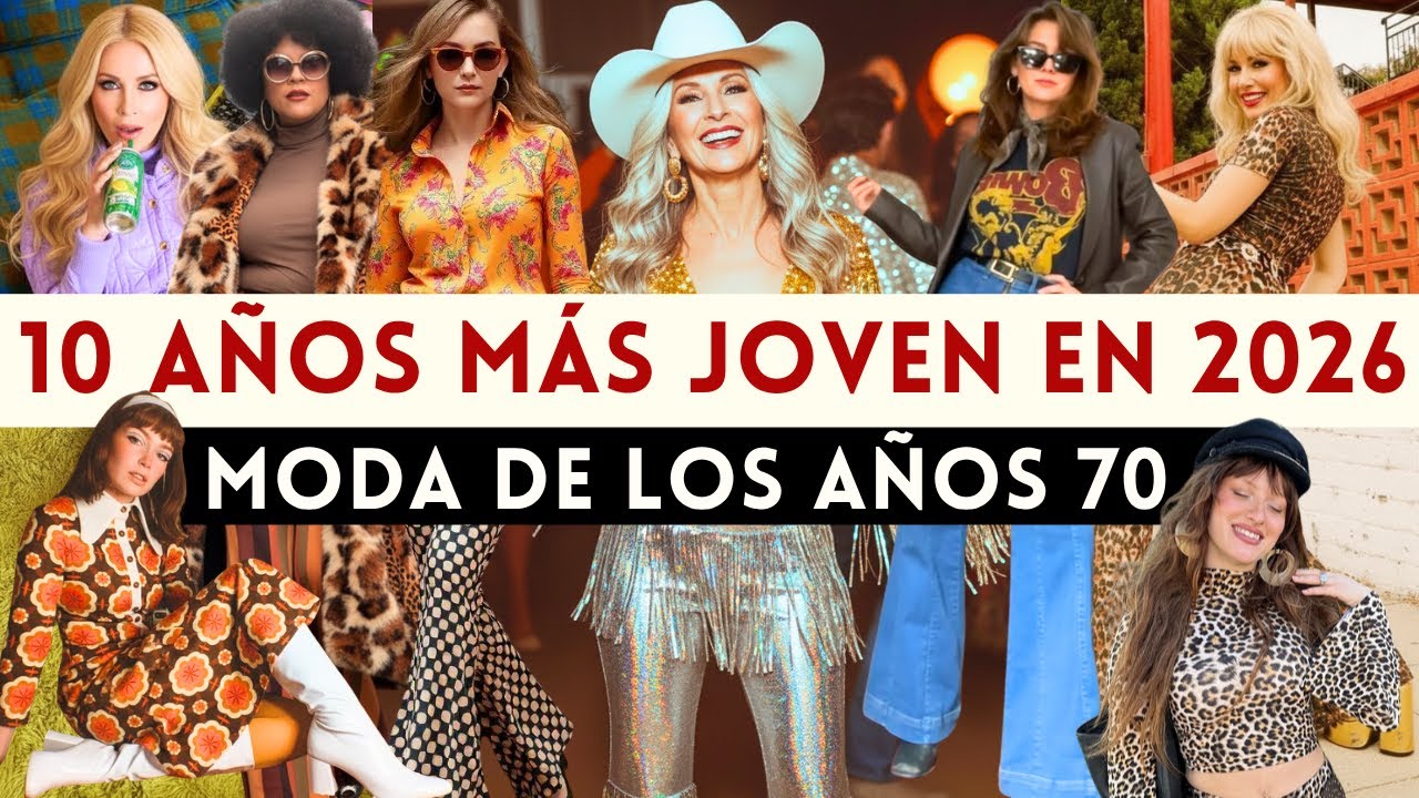 🔴¡MÁS JOVEN CON TENDENCIAS DE LOS AÑOS 70! ¡VOLVIÓ LA MODA! ¡LOS 70 REGRESARON PARA 2026! | Mia Moda