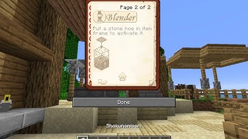 Multiblock page first view (Shokunomicon) || Red Plantation Datapack || minecraft 1.14