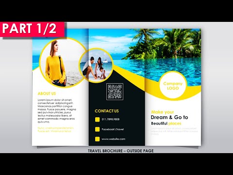 PowerPoint tutorial No 326 Travel Brochure Slide Design in PowerPoint | How to make brochure in PPT
