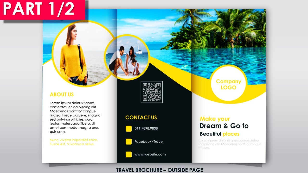 PowerPoint tutorial No 326 Travel Brochure Slide Design in PowerPoint
