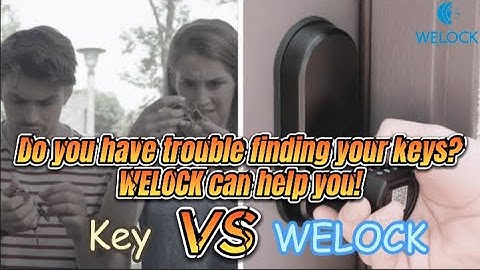 Do you have trouble finding your keys? WELOCK smart lock can help you! #welock #smartlock #keyless