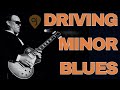 Driving minor blues rock jam track  guitar backing track e minor  119 bpm