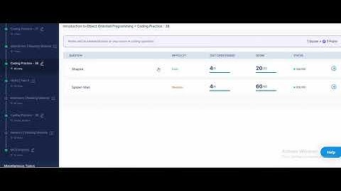 coding practice - 38 java fundamentals QA automation Testing NXTWAVE | shapes | spider man