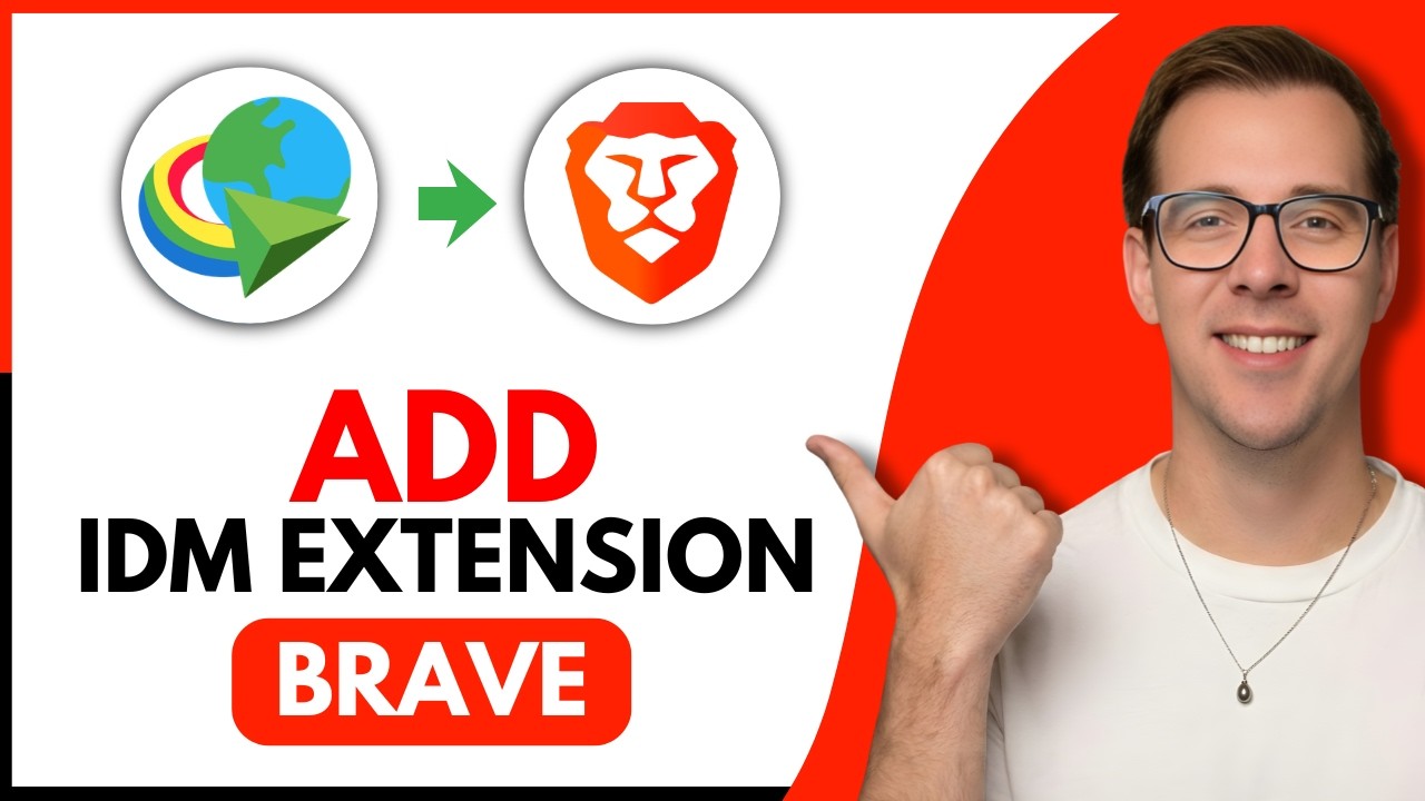 How To Add IDM Extension In Brave Browser (Step by Step) - YouTube