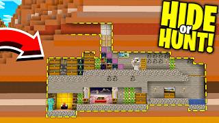 Best SECRET Hidden Base in Minecraft Hide or Hunt!