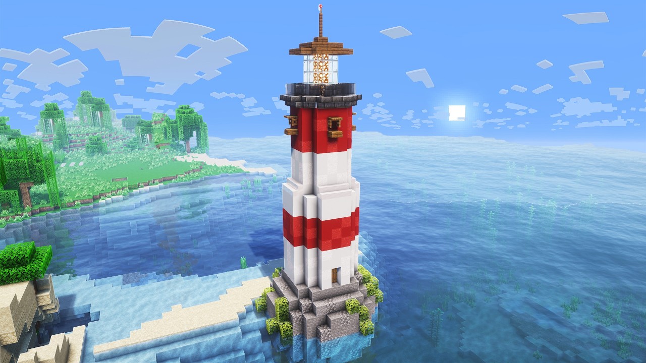 How to Build a small Lighthouse in Minecraft - Minecraft small ...