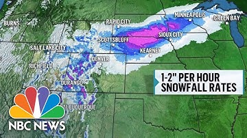 Storm system in middle of U.S. bringing winter weather alerts, threats of isolated tornadoes