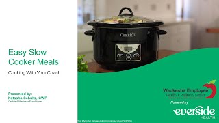 Chicken Slow Cooker Meals: Cooking with Your Coaches