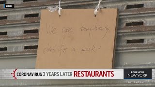 NYC restaurants reflect on three years since shutdown