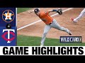 Astros score three runs in the 9th to take Game 1 | Astros vs. Twins Game 1 Highlights