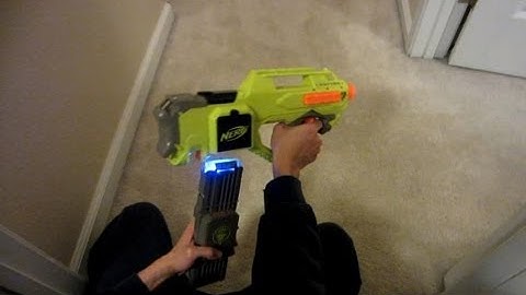 Nerf N-Strike Rayven CS-18 Firing Test Demo