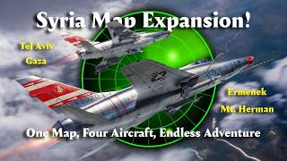 ❄️Syria Map Expansion Tour! DCS World!🔥Big skies, bigger scenery, biggest Syria expansion yet!❄️🌍
