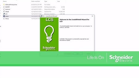 Installing Powerlink LCS Advanced Version 2 | Schneider Electric Support