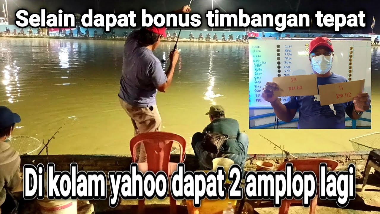 Mancing terbaik di kolam yahoo selain dapat bonus juga dapat 2 amplop