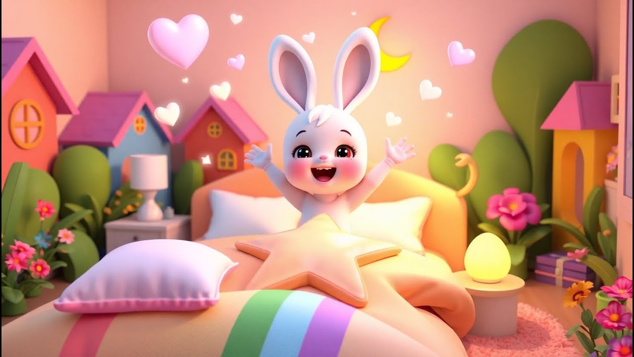 Sparkle Bunny’s Rainbow School Day Fun Learning Adventure for Kids