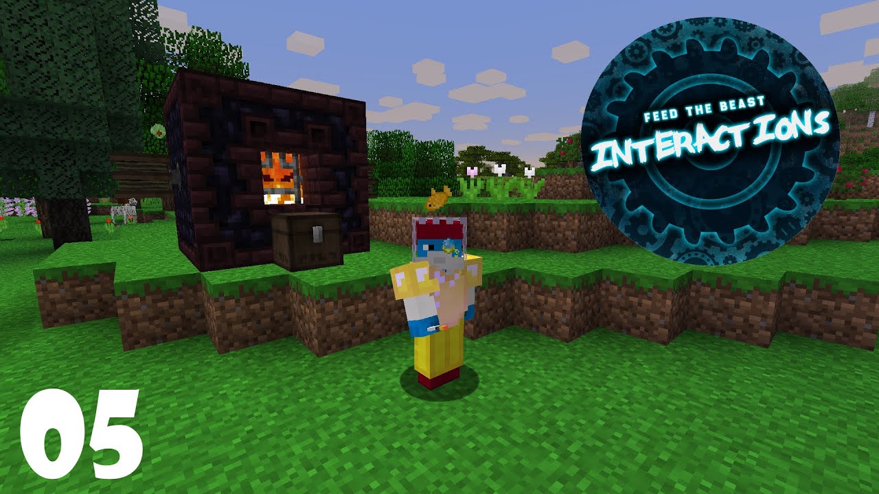 Minecraft FTB Interactions Ep5 Infernal Furnace YouTube