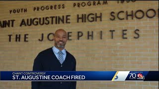 St. Augustine football coach fired after viral racist locker room chant video