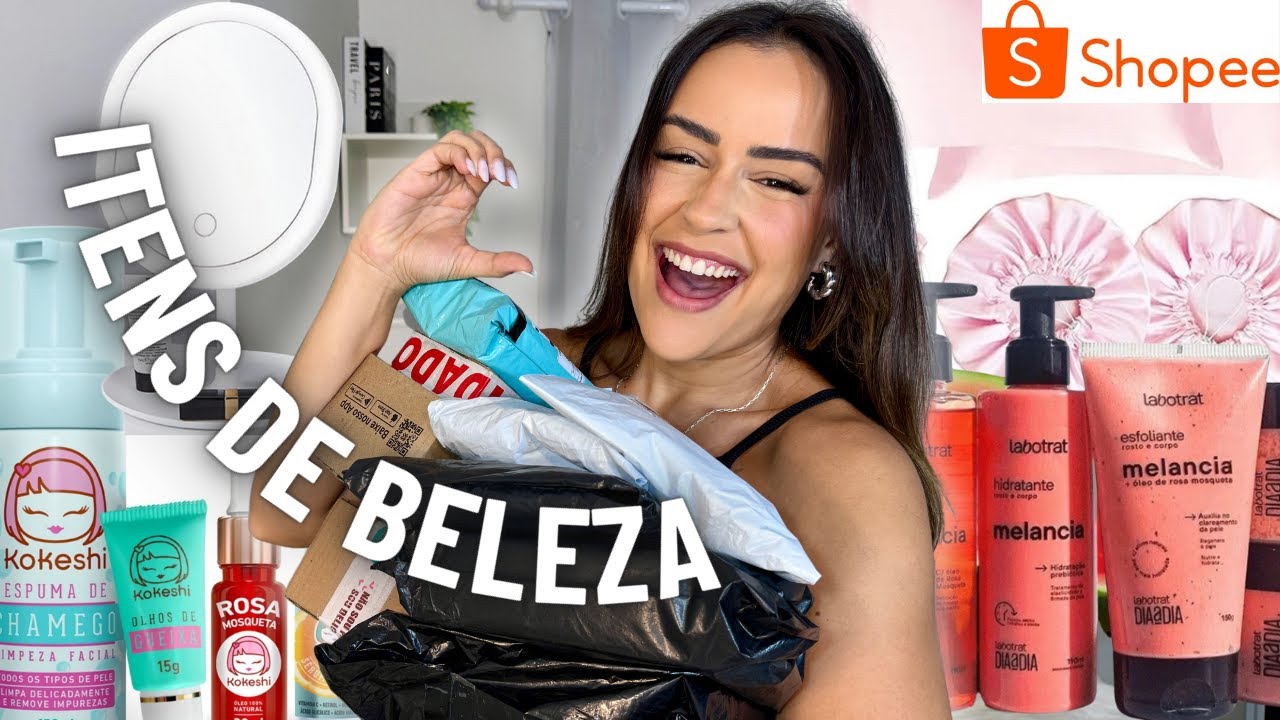 ITENS DA SHOPEE QUE TODA MULHER PRECISA TER | Compras de beleza da Shopee!!