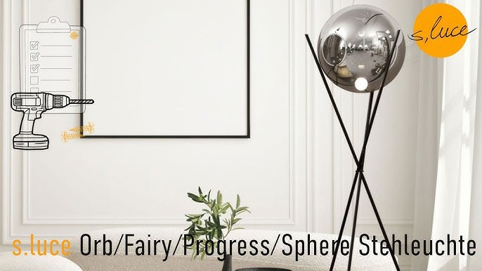 s.luce Orb/Fairy/Progress/Sphere Stehleuchte - Montage-Video - YouTube