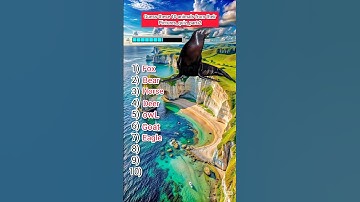 can you name these animals by their picture❓#animals #animal #quiz #trivia