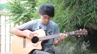 Video thumbnail of "รถคันเก่า - Atom ชนกันต์  [Fingerstyle Guitar Cover] | Kawin"