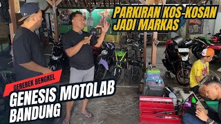Parkiran Kosan Jadi Markas‼️ Gerebek Bengkel Balap Genesis Motolab Bandung