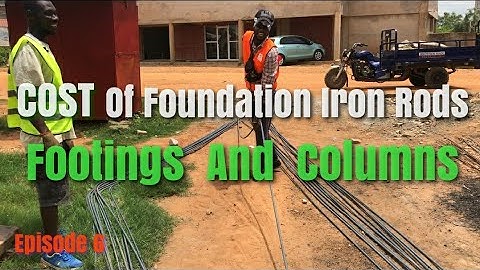Building In Ghana 🇬🇭 | Cost Of Foundation Footings And Columns | Black Americans Building a House