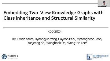 KDD 2024 - Embedding Two View Knowledge Graphs