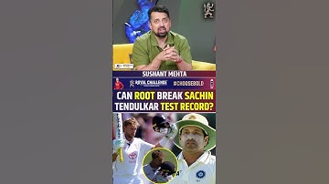 CAN JOE ROOT BREAK SACHIN TENDULKAR RECORD? #joeroot #sachintendulkar #indvseng