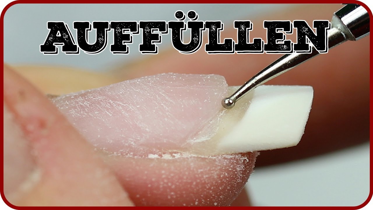 Auffullen Fur Anfanger Gelnagel Und Acrylnagel White French Youtube