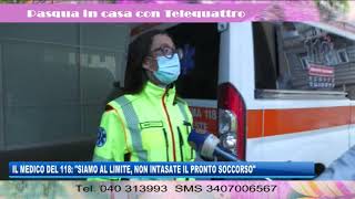 "SIAMO ALLO STREMO, NON INTASATE IL PRONTO SOCCORSO" | 04/04/2021 screenshot 5