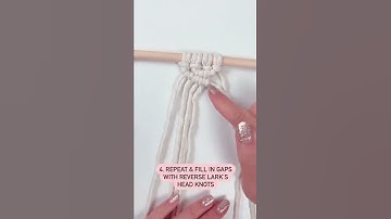 How to Create a Macrame Semi Circle Pattern