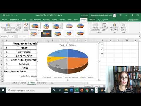Vídeo: Como faço para criar um gráfico de setor no Excel?