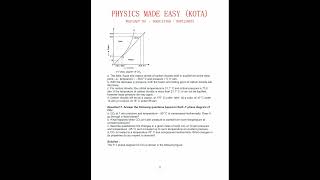 Thermal properties of matter exercise solution; thermal expansion; heat capacity of calorimeter;