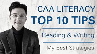 CAA Literacy | My Top Ten Tips on How To Pass