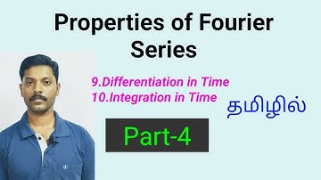 Properties of Fourier series | Tamil | Part-4