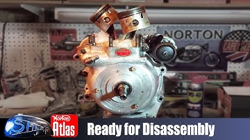 Norton Atlas Project - Shep - Part 16 - Cases cleaned ready for disassembly