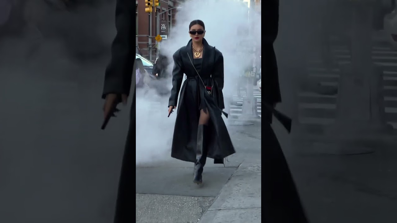 Make a Statement with SEACAID's Women's Leather Long Trench Coat