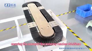 High-Precision Circular Guide Rail Conveyor Line | Customized Solutions