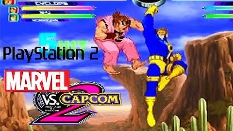 Marvel Vs. Capcom 2 playthrough (PS2) (1CC)