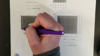 Distributive property with area models