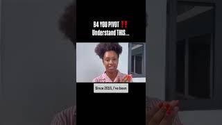 PIVOT: But, Wait! Make this data driven decision by using ONE action in the next few weeks