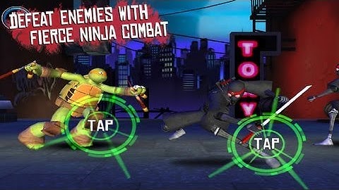 TMNT: ROOFTOP RUN for Android & iPhone/iPad GamePlay #2