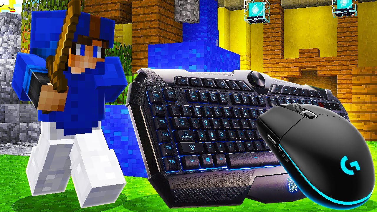 Keyboard + Mouse Sounds ASMR v2 (Solo Bedwars) | Hypixel Bedwars
