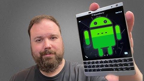 The Greatest BlackBerry That Never Happened - The Android Passport!