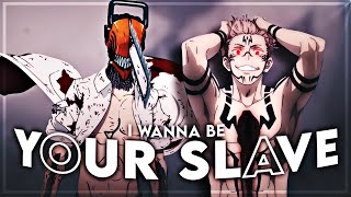Chainsaw Man X Jujutsu Kaisen - I WANNA BE YOUR SLAVE [Edit/AMV] Resimi
