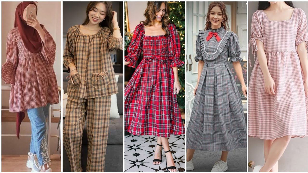 Check Kurti Design Ideas | Girls Stylish Check Kurti | 