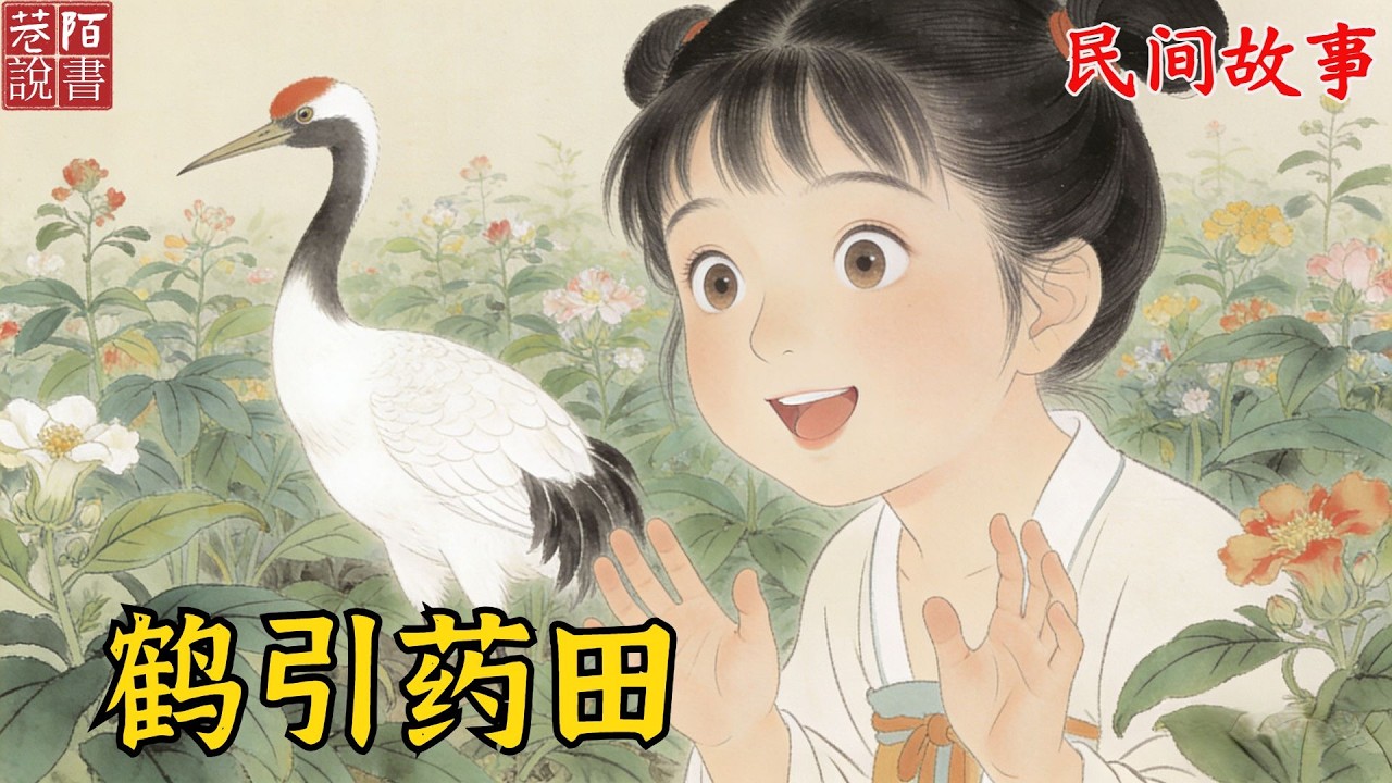 童養媳每日砍柴遭婆婆毒打，崖邊救下受傷白鶴，白鶴引領她發現珍稀藥田，終成一代女名醫！【巷陌說書人】#奇聞#故事#民間故事#故事頻道#睡前故事