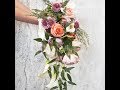 Spring Wedding Cascade Bouquet